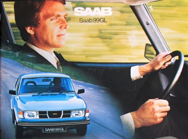 Saab 99 GL Modelprogram 1977 Carbrochure (7787)